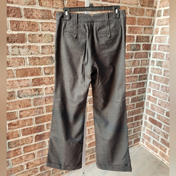 GAP Brown Wool Blend Cuffed Pants - Picture 4 of 4